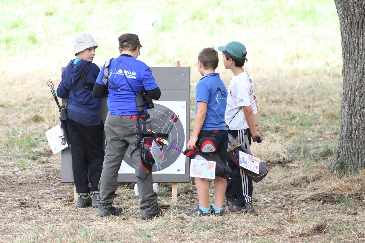 Championnat de France jeunes - Tir Campagne<BR>10 - 11 Juillet 2014 à Château-Arnoux-Saint-Auban. 